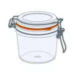 Glass jar clip art